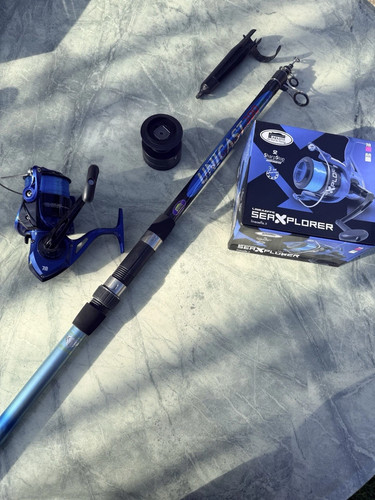 Fishing telescopic beachcaster - telescopic,