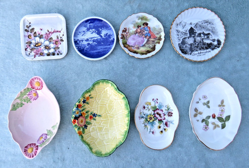 Vintage china pin dish bundle - pin,