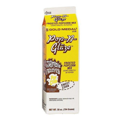 Gold medal sweet - glaze, popcorn