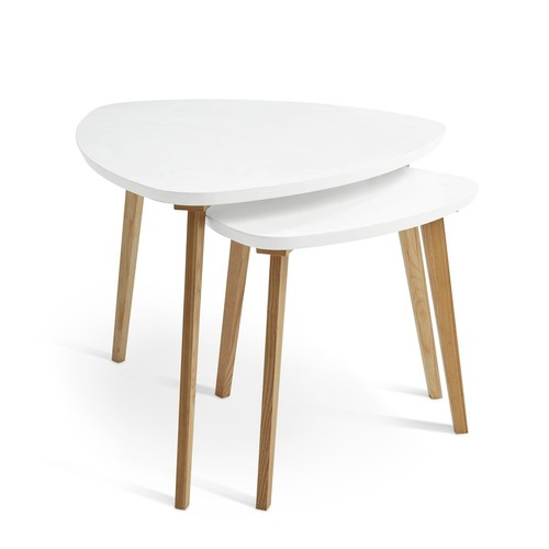 Cato nest tables white - of,