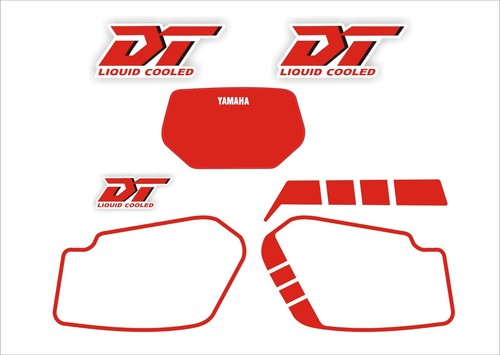 Yamaha dt80 1987 decal set - dt80, lc
