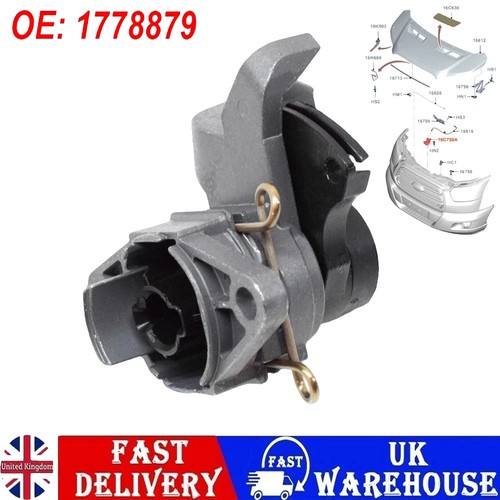 Front bonnet lock - front, barrel
