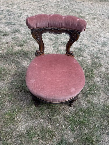 Victorian walnut balloon - victorian,