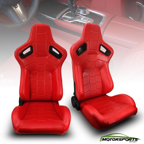 Reclinable red pvc main side - pvc,