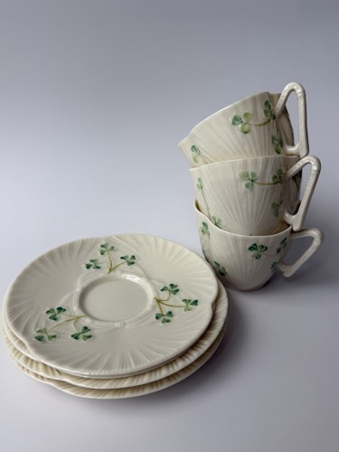 Vintage irish belleek green - irish,