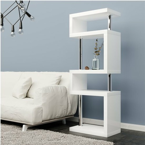 Miami high gloss slim - slim, shelving