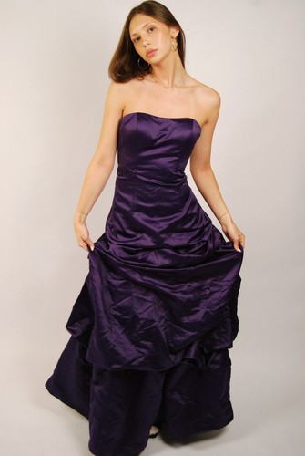 Y2k strapless ball gown - strapless, (8)