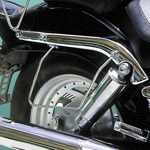 Chrome side bag supports - chrome,