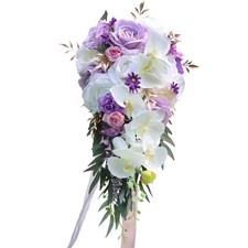 22 Wedding Bouquets for Bride Cascading Wedding Bouquet of Flowers Teardrop