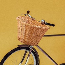 Bicycle Front Basket Wicker