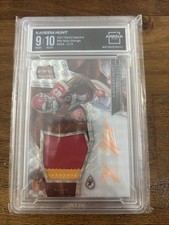 2017 Spectra Kareem Hunt RPA Neon Orange Auto Patch 2/5 2 Color Patch