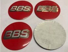 4x Sticker BBS Wheel Centre