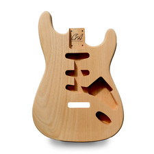 Stratocaster Guitar Body SSS – Unfinished – 2 Piece Mahogany