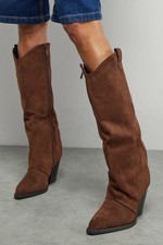 Faith Chocolate Western Boots