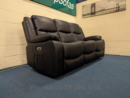 Harald black power reclining - power,
