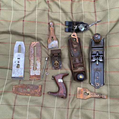 Job lot stanley plane - plane, parts