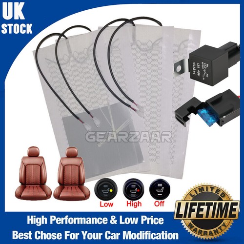 4pads carbon fiber car heated - 4pads,