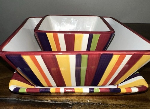 Pampered chef striped - chef,