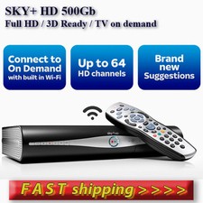 Sky+ HD box 500Gb - with built in Wi-Fi - FREE SHIPING