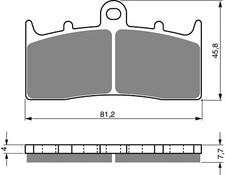 Brake Disc Pads Front R/H