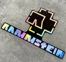 Rammstein Band Rock Group Holographic car Laptop wall art Sticker decal 15x9 cm