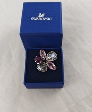 Swarovski Heritage Ring Rhodium Plated Size 55