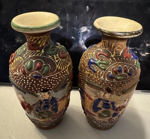 Pair japanese satsuma - pair, of