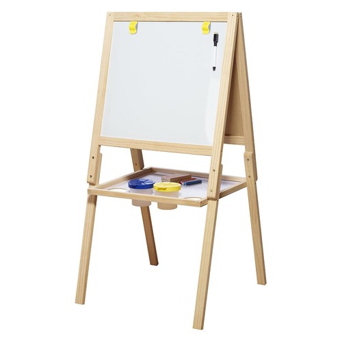 Wooden easel double - wooden, sided