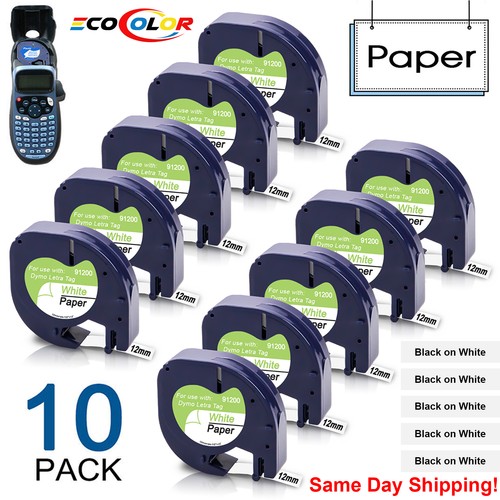 10pk dymo letratag - letratag, refill