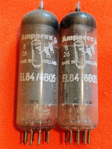 Two amperex el84 tubes - amperex,