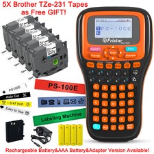 Fit For Brother P-Touch TZe-231 Industrial Handheld Label Maker Printer 12mm Lot