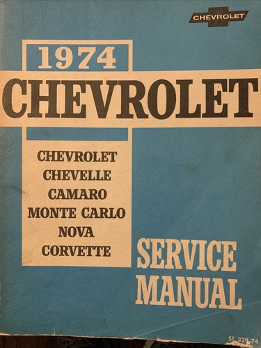 1974 chevrolet service - chevrolet,