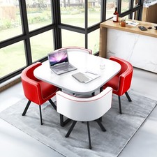 wood Dining table and 4 chairs