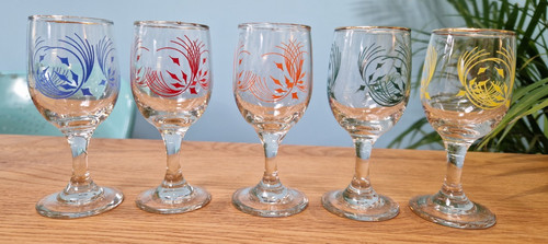 Vintage sherry glasess - ,