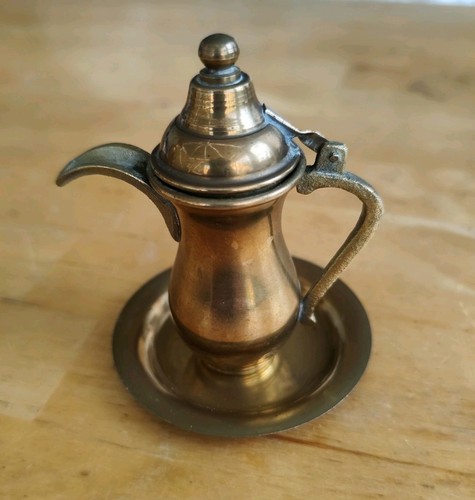 Vintage miniature brass - miniature, dallah