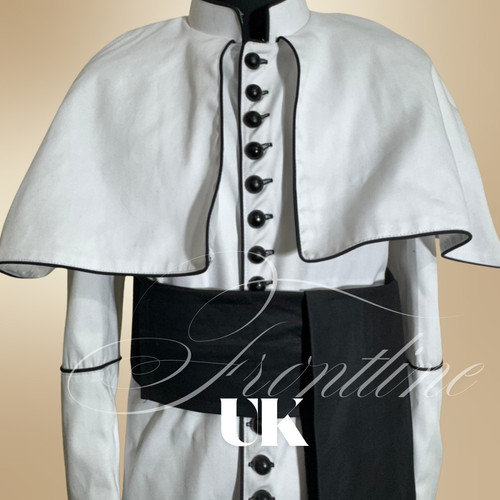 White priest cassock - white,