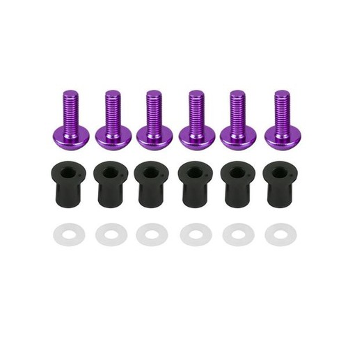 Screen bolt screws purple - purple, for