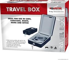 PORTABLE TRAVEL BOX | CAR SAFE MOUNTABLE HOME OFFICE CARAVAN MOTOR LORRY VAN UK