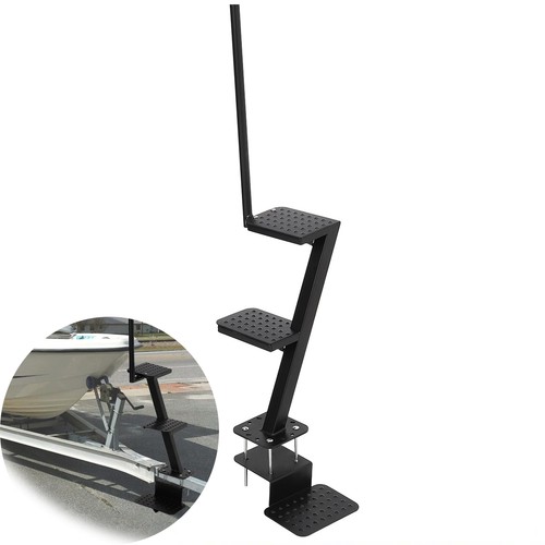 Boat trailer boarding steps - boat,