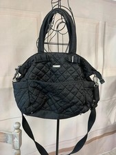 Storksak Black Quilted