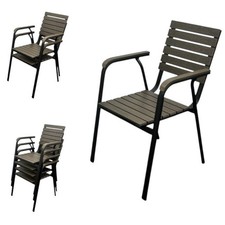 Durawood Garden Chairs, Stacking Cafe Chairs, Deluxe Garden Chair