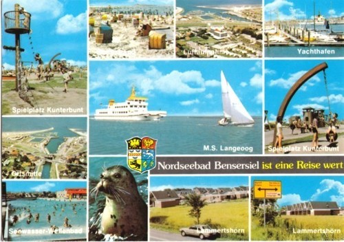 Postcard north sea resort - postcard,,