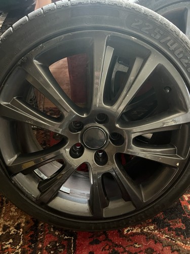 Black alloys set of 4 - 18”,