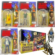 Texas Chainsaw Massacre 5” Figures & Dinner Scene Playset – Full Collection