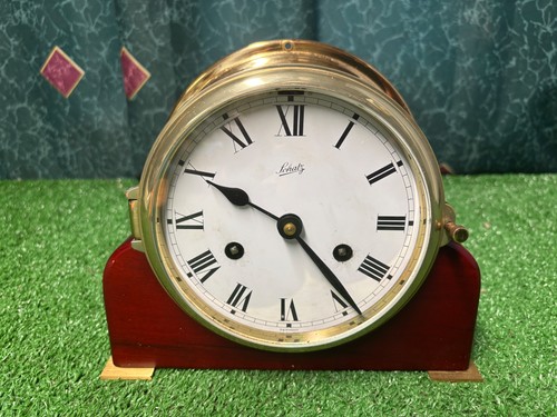 Vintage ships bell clock - vintage,