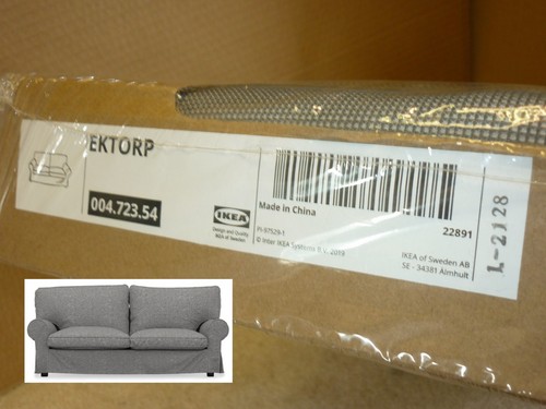 Ikea ektorp grey - grey, sofa