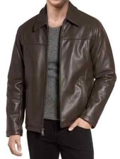 Men's Brown Leather Jacket