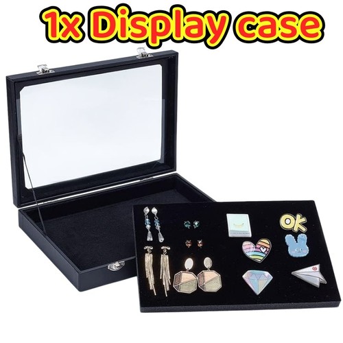 Black velvet display - velvet, case