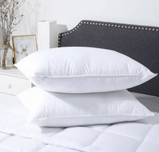 Premium Department Store Bounce Back Hollowfibre Pillow Pair - UK Made!