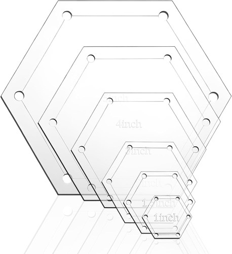 Pcs acrylic hexagon - acrylic,